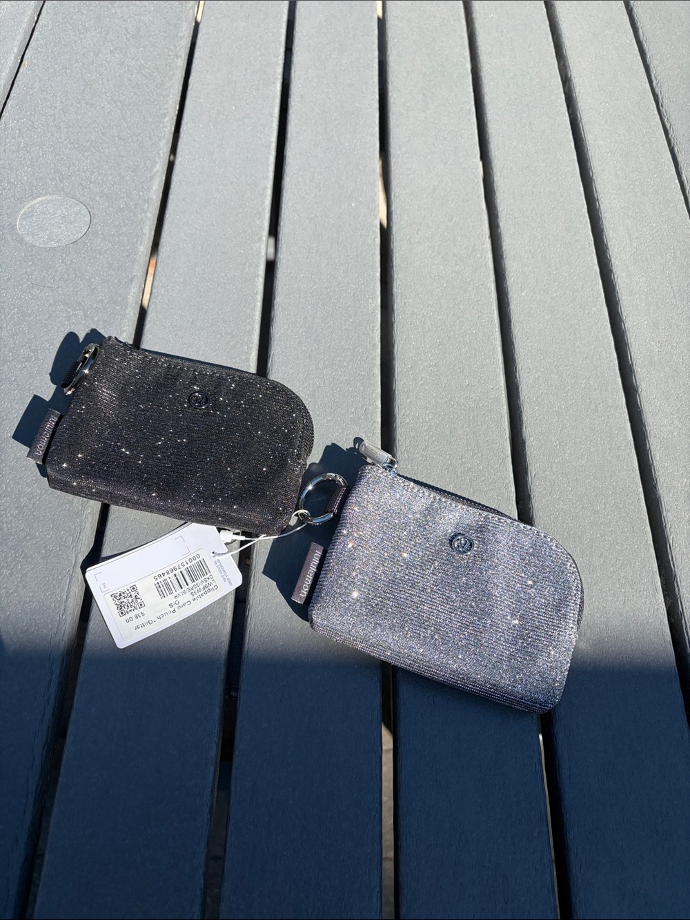 Glitter Clippable Card Pouch
